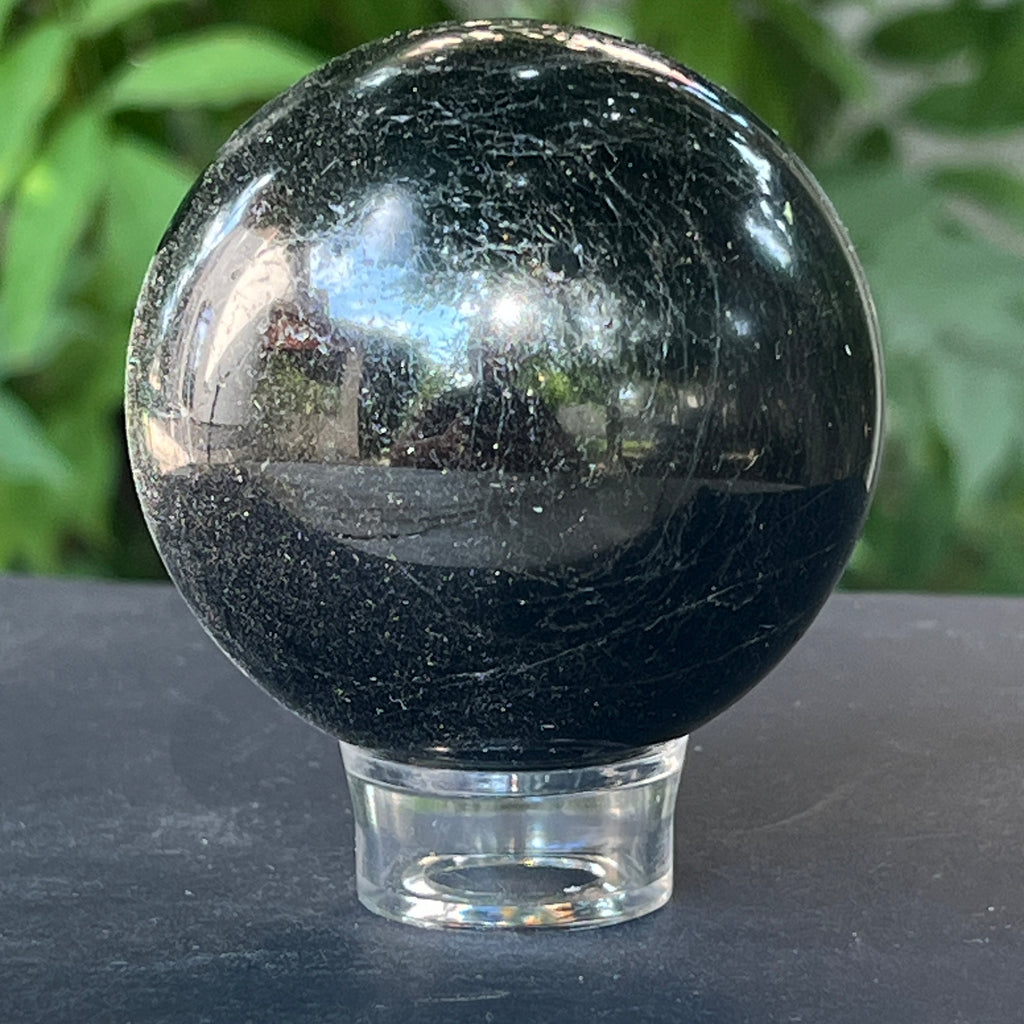 Sfera turmalina neagra din Madagascar model 5, pietre semipretioase - druzy.ro 3 