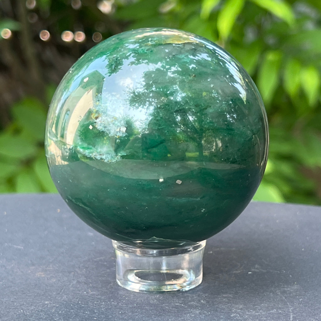 Sfera jad verde m1, pietre semipretioase - druzy.ro 3 