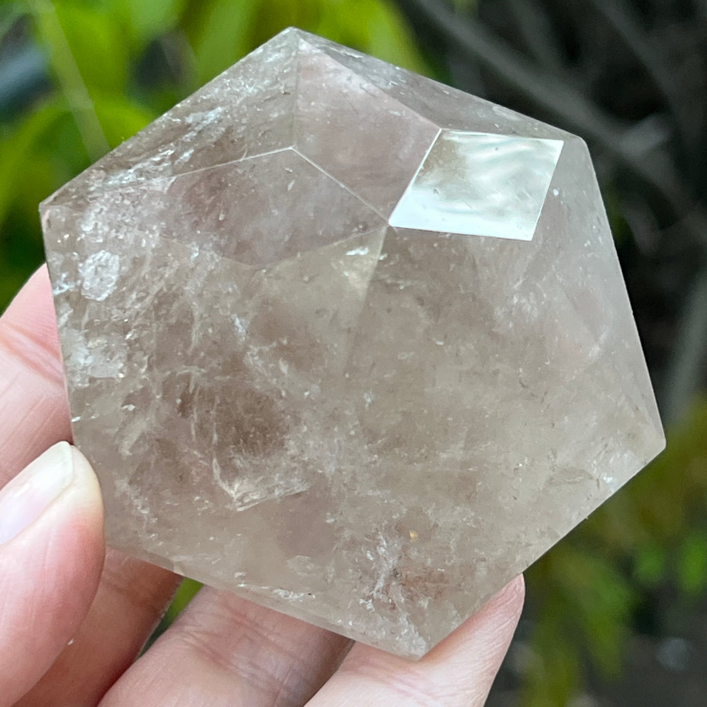 Cuart fumuriu forma diamant m1, pietre semipretioase - druzy.ro 8 