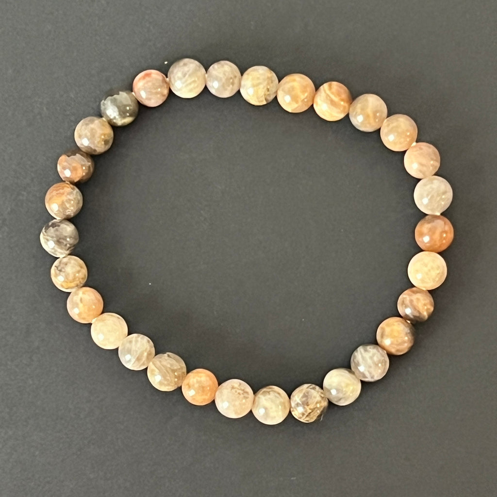 Bratara agat gri sfere 6 mm, pietre semipretioase - druzy.ro 2 