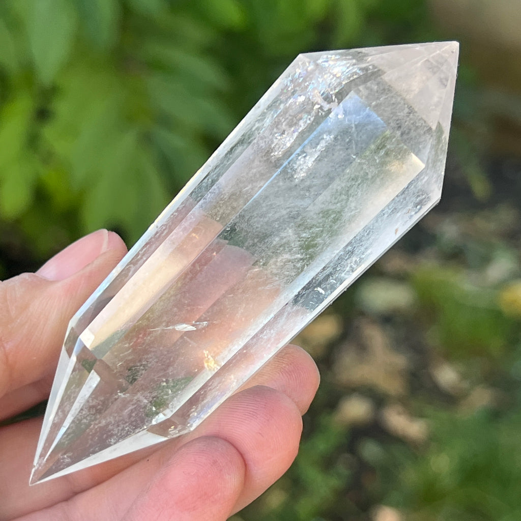 Bagheta cuart vogel, 12 fete, Brazilia model 17, pietre semipretioase - druzy.ro 2 