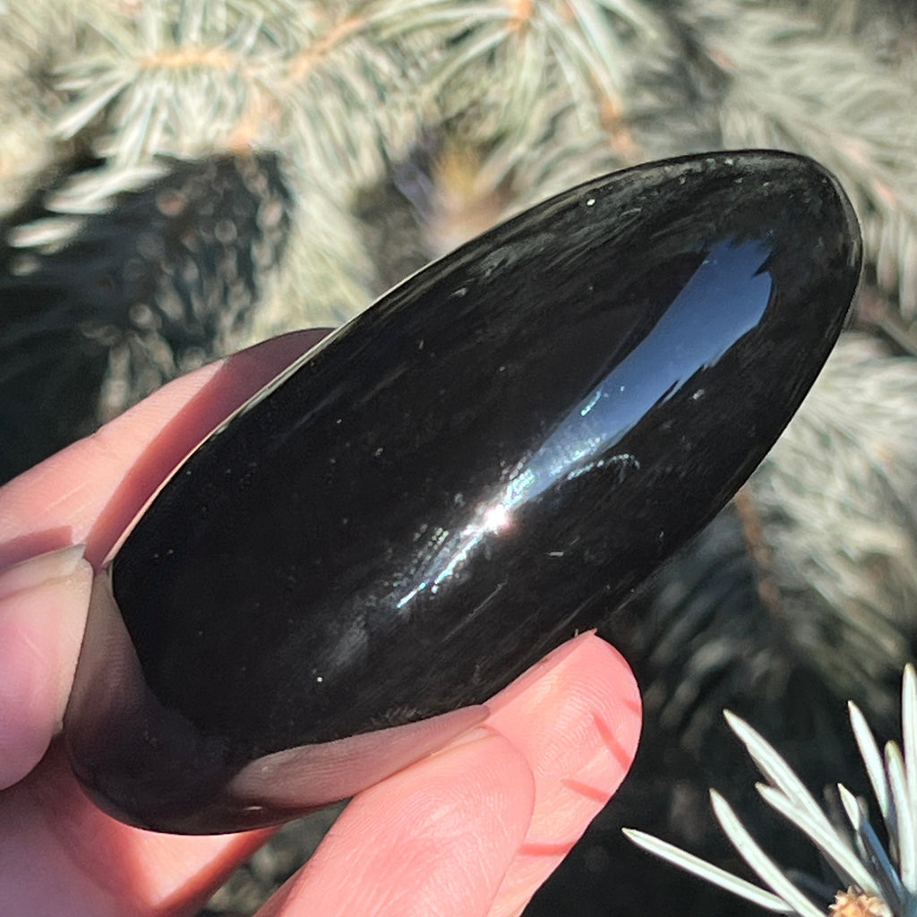 Obsidian curcubeu palmstone L model 9, pietre semipretioase - druzy.ro 7 