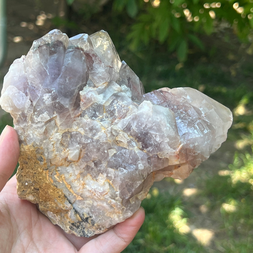 Cluster cuart rosu hematoid | Model L5, pietre semipretioase - druzy.ro 3 