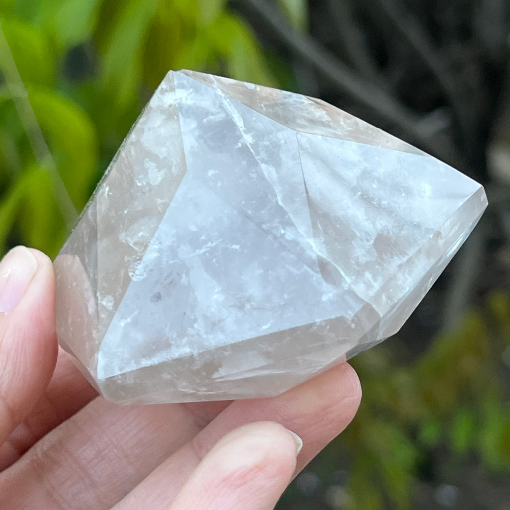 Cuart fumuriu forma diamant m2, pietre semipretioase - druzy.ro 3 