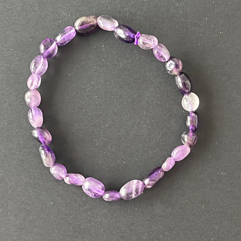 Bratara ametist Tumble, pietre semipretioase - druzy.ro 2 