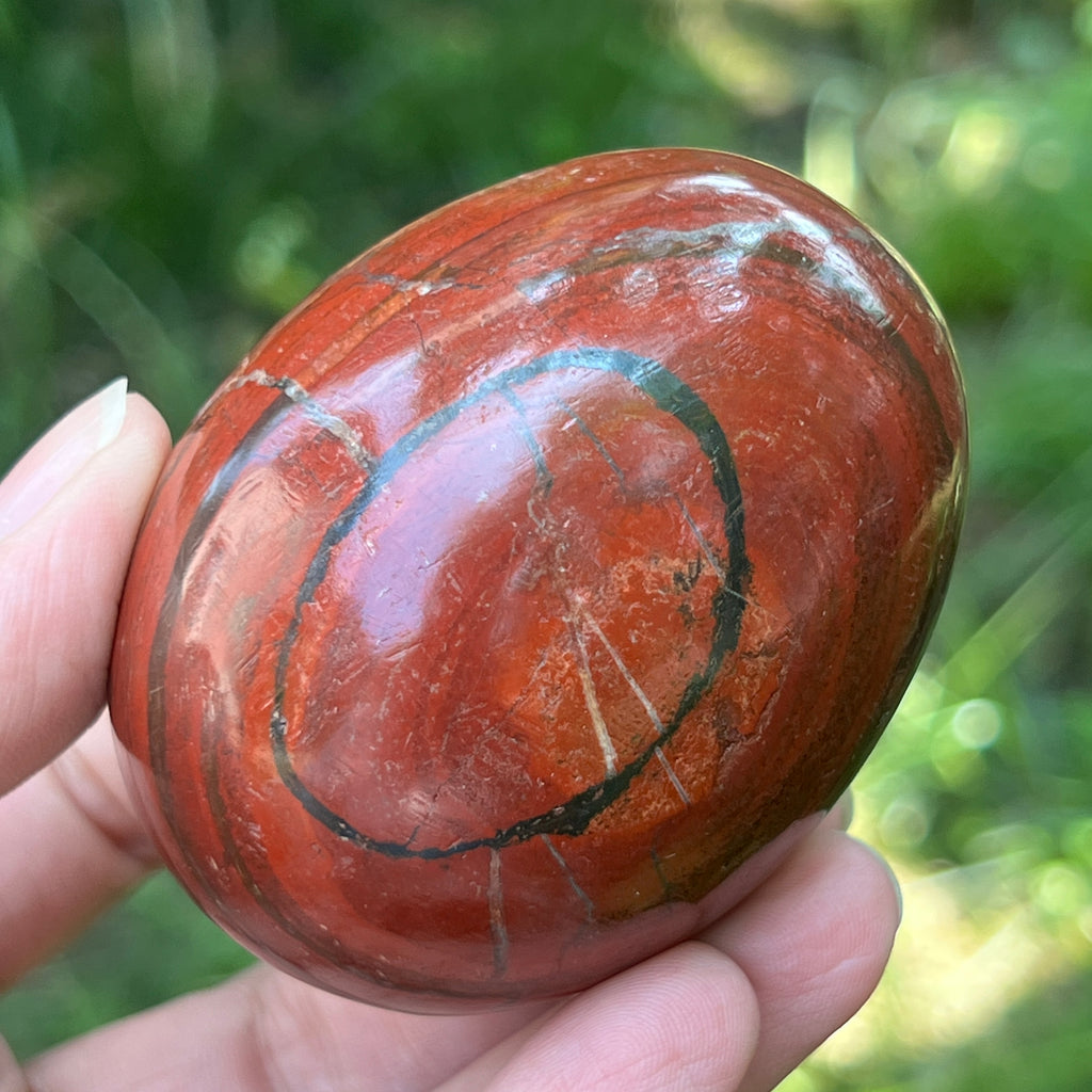 Ou jasp rosu din Zimbabwe model 6, pietre semipretioase - druzy.ro 4 