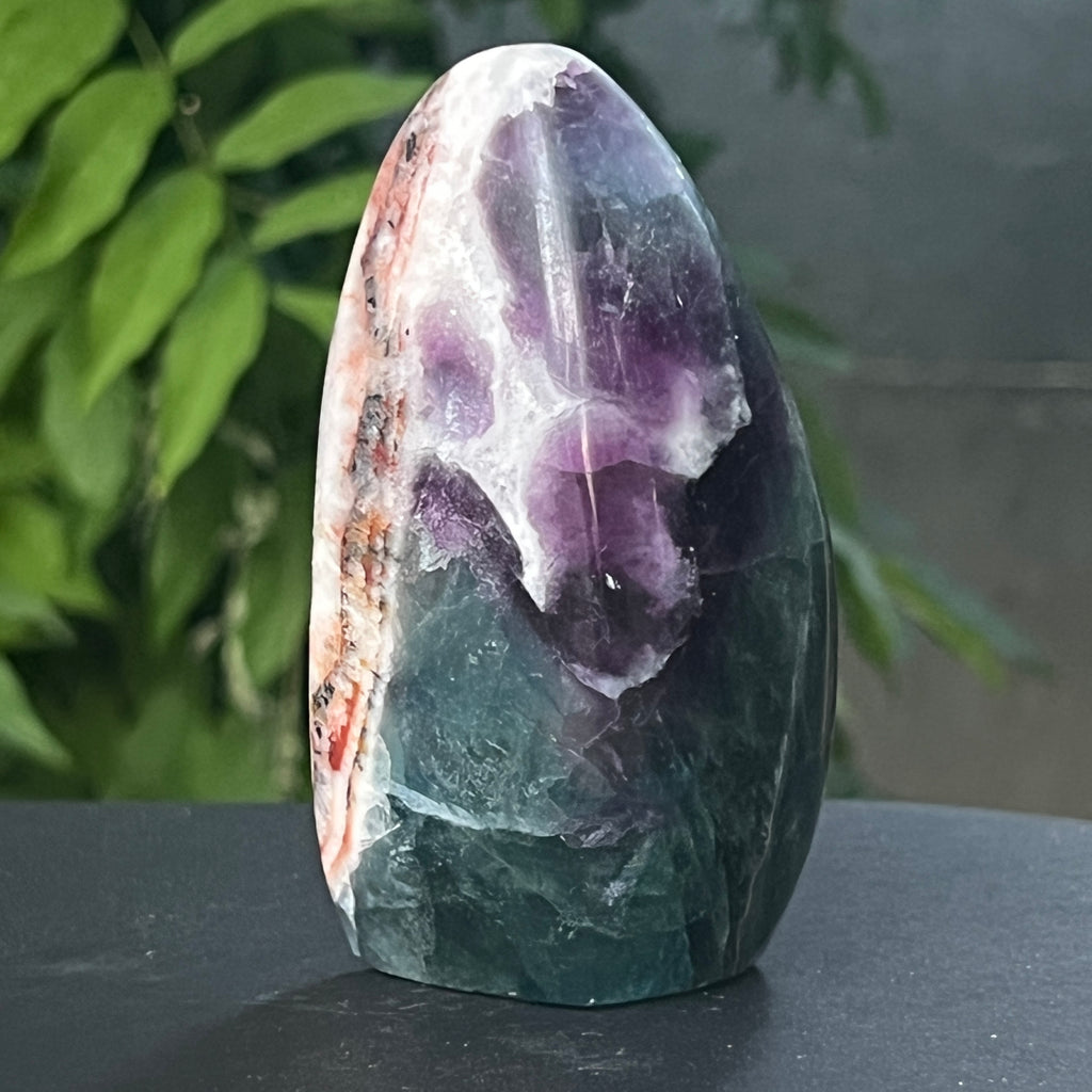 Fluorit verde structura forma libera model 11, pietre semipretioase - druzy.ro 1 