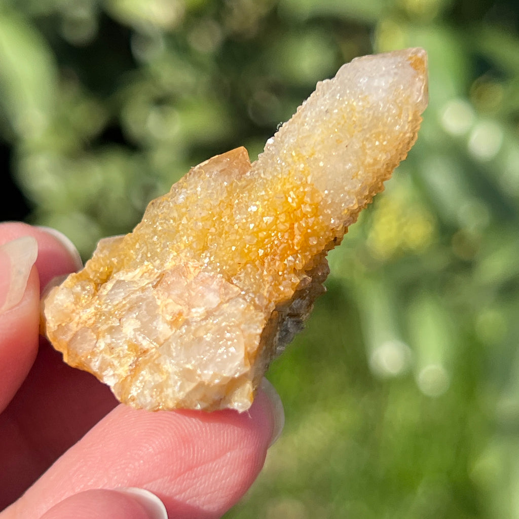 Cluster lemonit / cuart spirit solar Africa de Sud model 8, pietre semipretioase - druzy.ro 2 