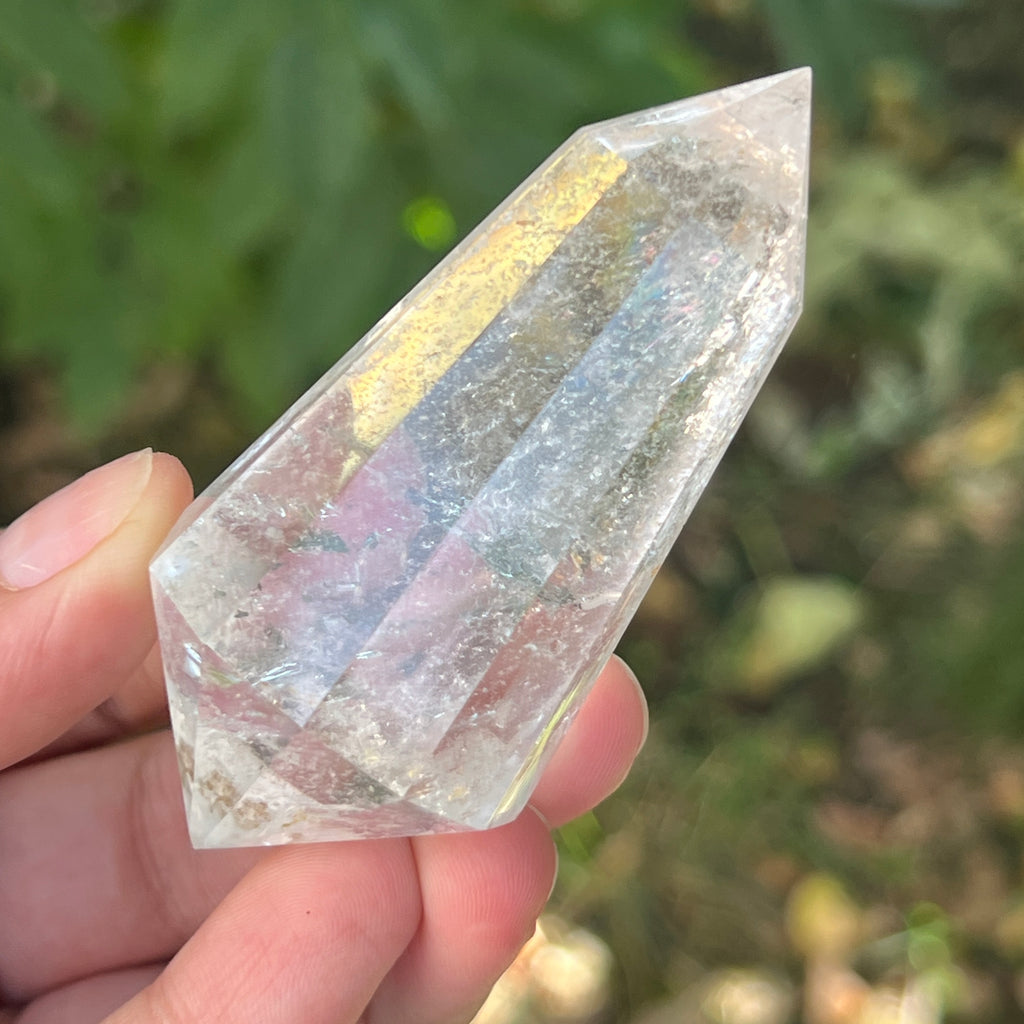 Bagheta cuart vogel, 12 fete, Brazilia model 27, pietre semipretioase - druzy.ro 6 