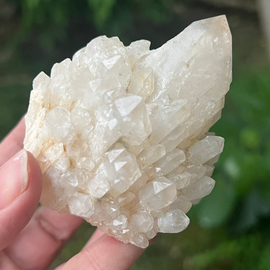 Cluster cuart fantoma, cuart ananas, cuart de stanca din Madagascar model 14, pietre semipretioase - druzy.ro 1 