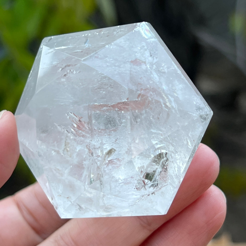 Cuart forma diamant cristal de stanca/cuart incolor model 4A, pietre semipretioase - druzy.ro 9 