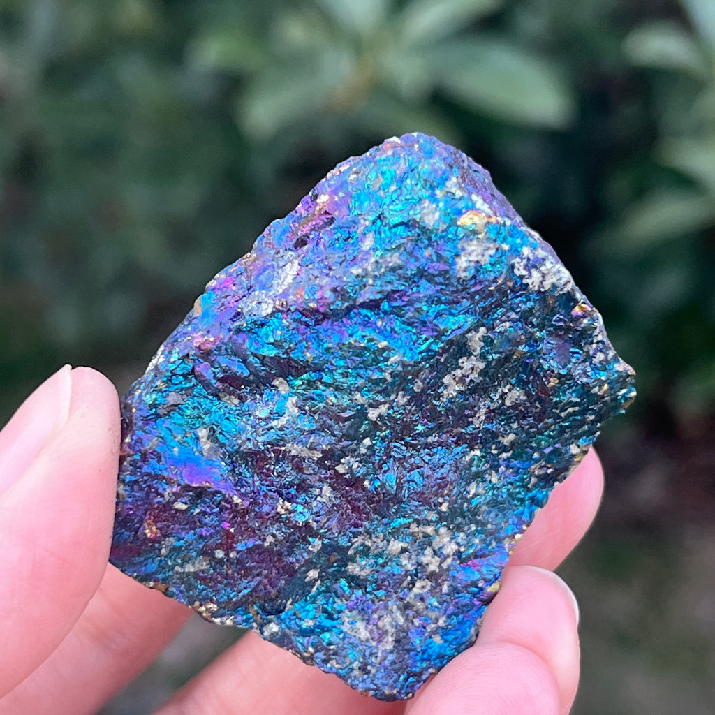 Calcopirita iridescentă din Mexic model 6, pietre semipretioase - druzy.ro 2 