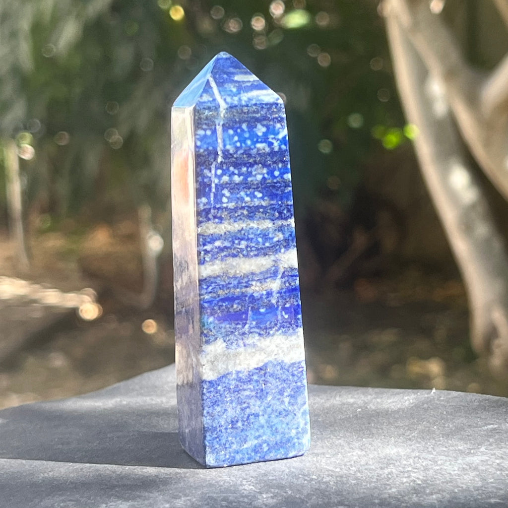 Turn/obelisc lapis lazuli m8, druzy.ro, cristale 8