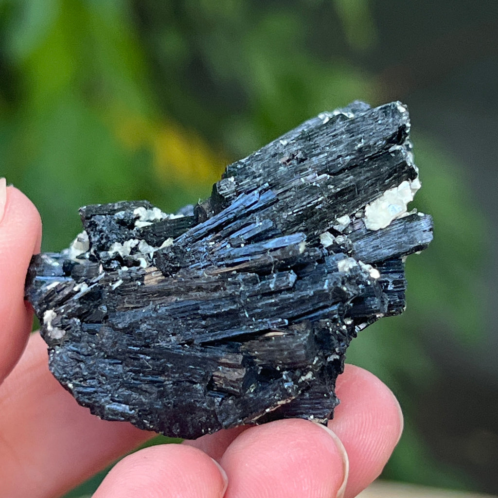 Cluster turmalina neagra cu vermiculita din Erongo m15, pietre semipretioase - druzy.ro 4 