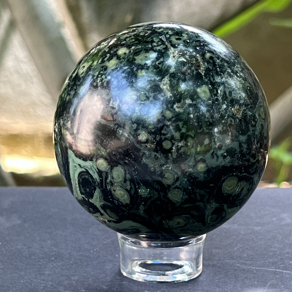 Sfera jasp kambaba Madagascar model 4, pietre semipretioase - druzy.ro 3 