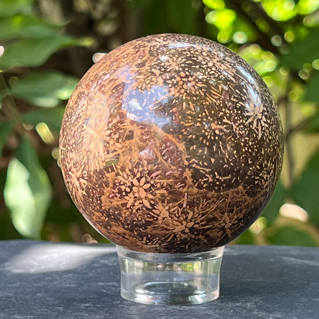 Sfera Starburst jasp | Model 5, pietre semipretioase - druzy.ro 2 