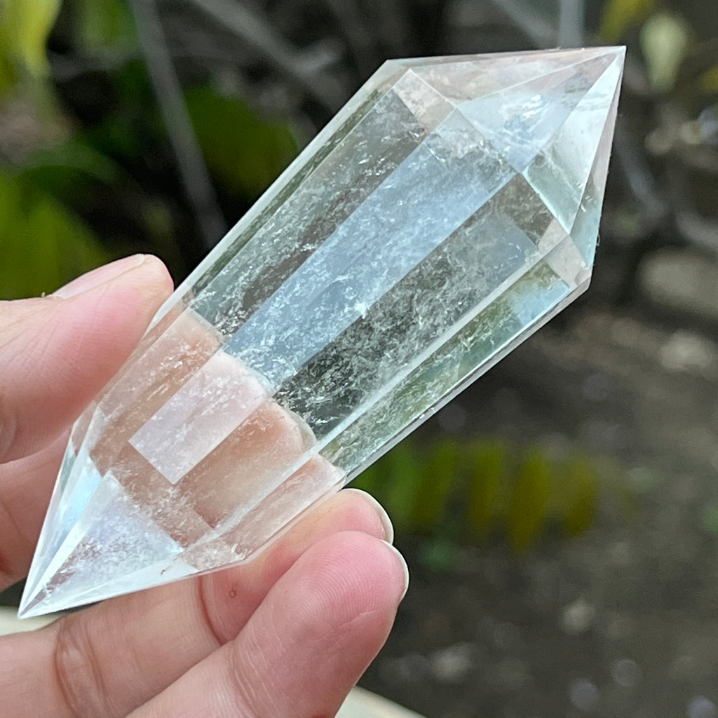 Bagheta cuart vogel, 12 fete, Brazilia model 20, pietre semipretioase - druzy.ro 3 