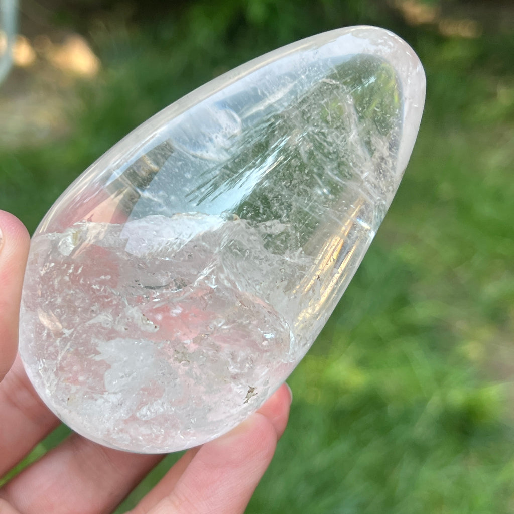 Ou din cuart de stanca/cristal incolor m1, pietre semipretioase - druzy.ro 7 
