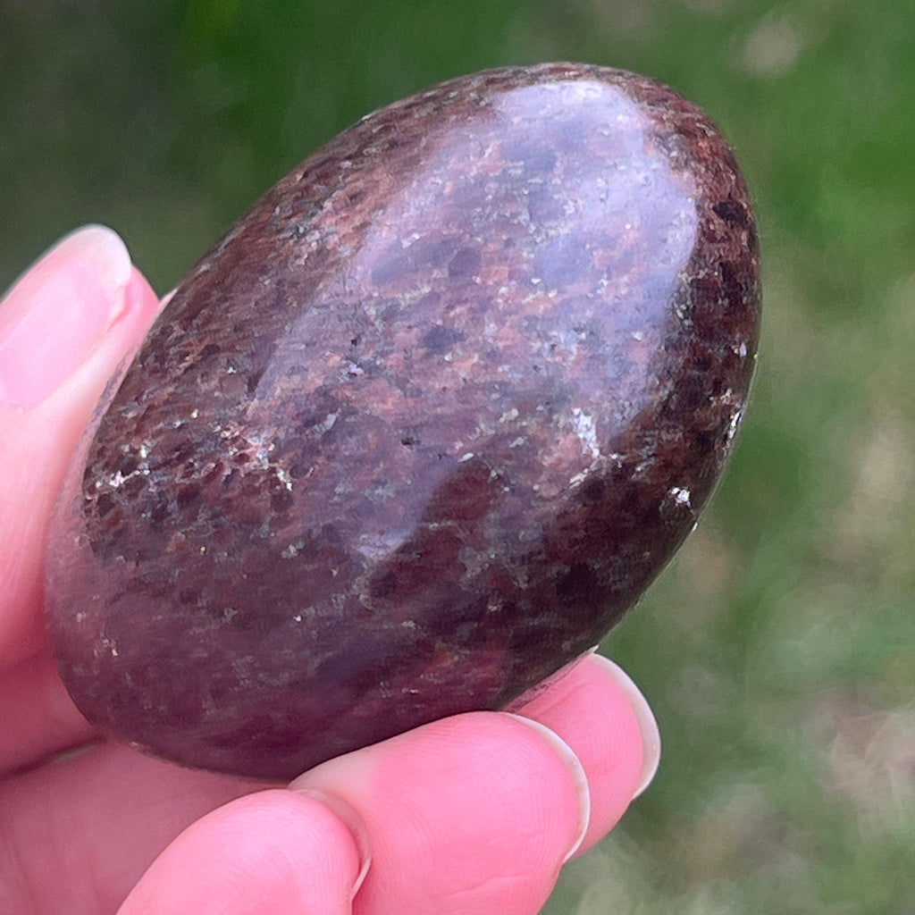 Granat palmstone model 4, pietre semipretioase - druzy.ro 5 