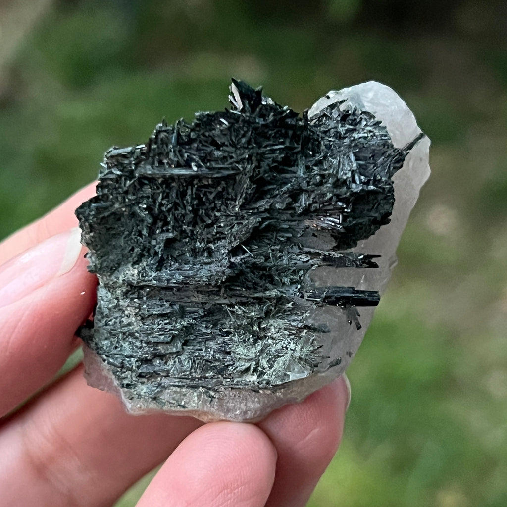 Cluster egirin mini cuart fumuriu/negru Zomba m5, pietre semipretioase - druzy.ro 6 