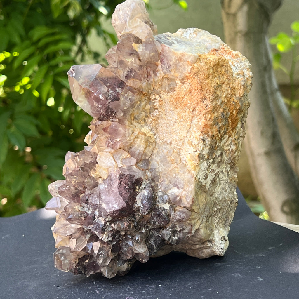 Cluster cuart rosu hematoid | Model L2, pietre semipretioase - druzy.ro 5 