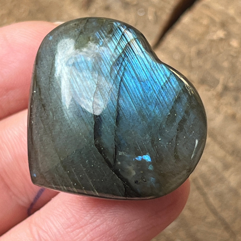 Inima labradorit model 16, pietre semipretioase - druzy.ro 2 