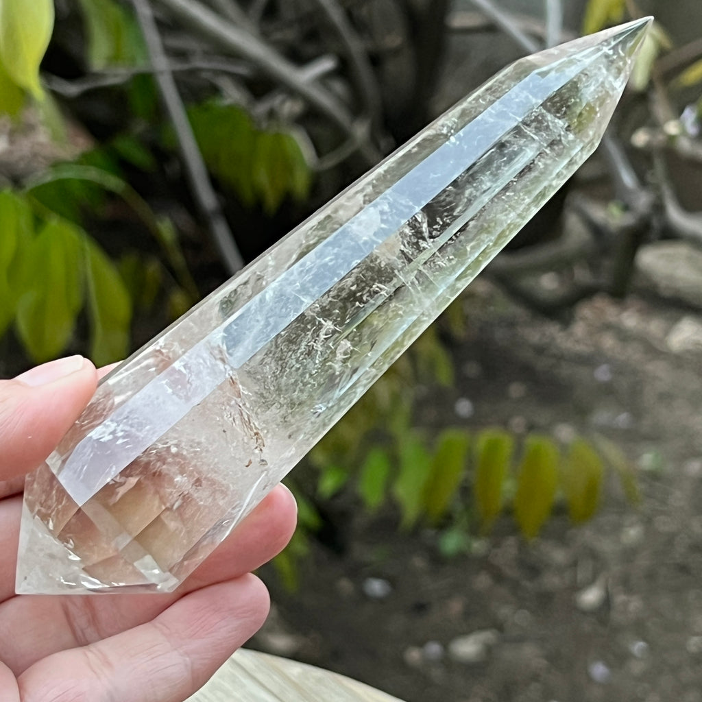 Bagheta cuart vogel, 12 fete, Brazilia model 18, pietre semipretioase - druzy.ro 6 