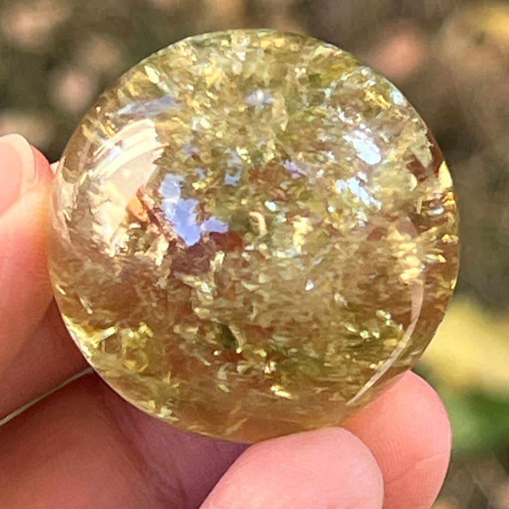 Sfera citrin Brazilia calitate AAA model 3, pietre semipretioase - druzy.ro 6 