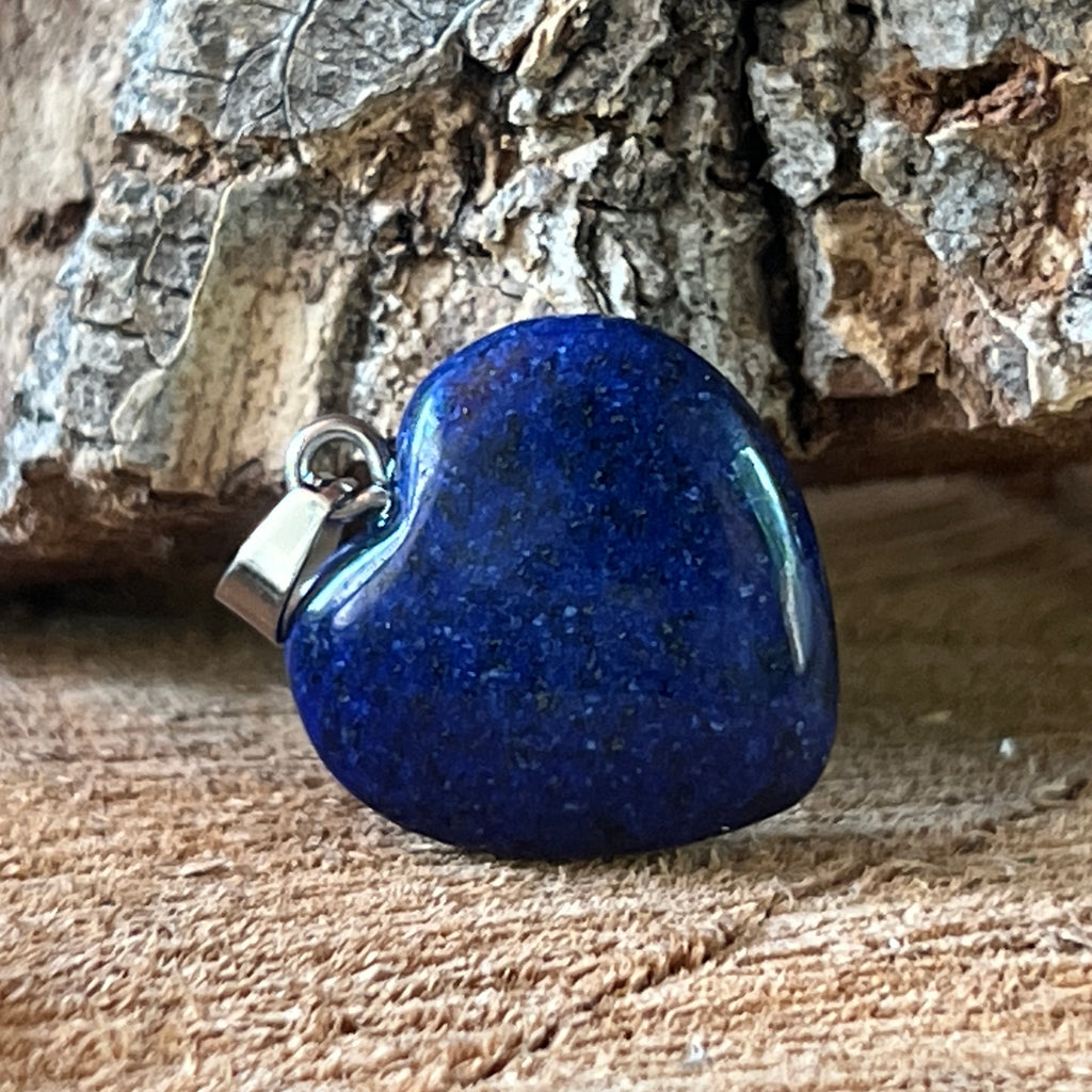 Pandantiv inima lapis lazuli, pietre semipretioase - druzy.ro 6 