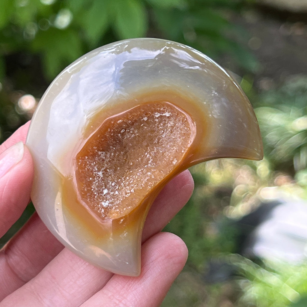 Luna agat model 4, pietre semipretioase - druzy.ro 1 