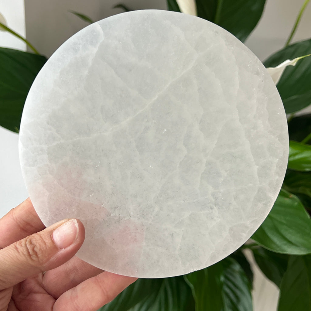 Disc selenit, pietre semipretioase - druzy.ro 5 
