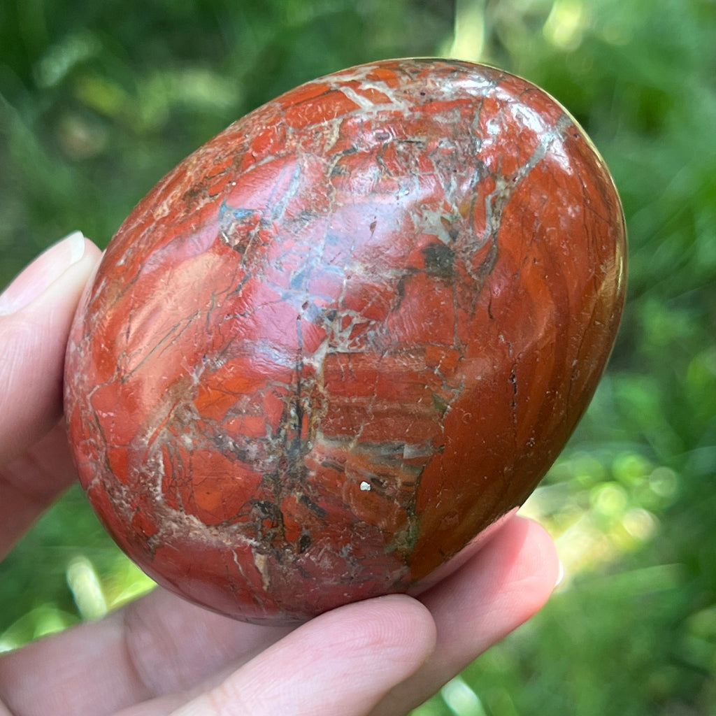 Ou jasp rosu din Zimbabwe model 2, pietre semipretioase - druzy.ro 5 