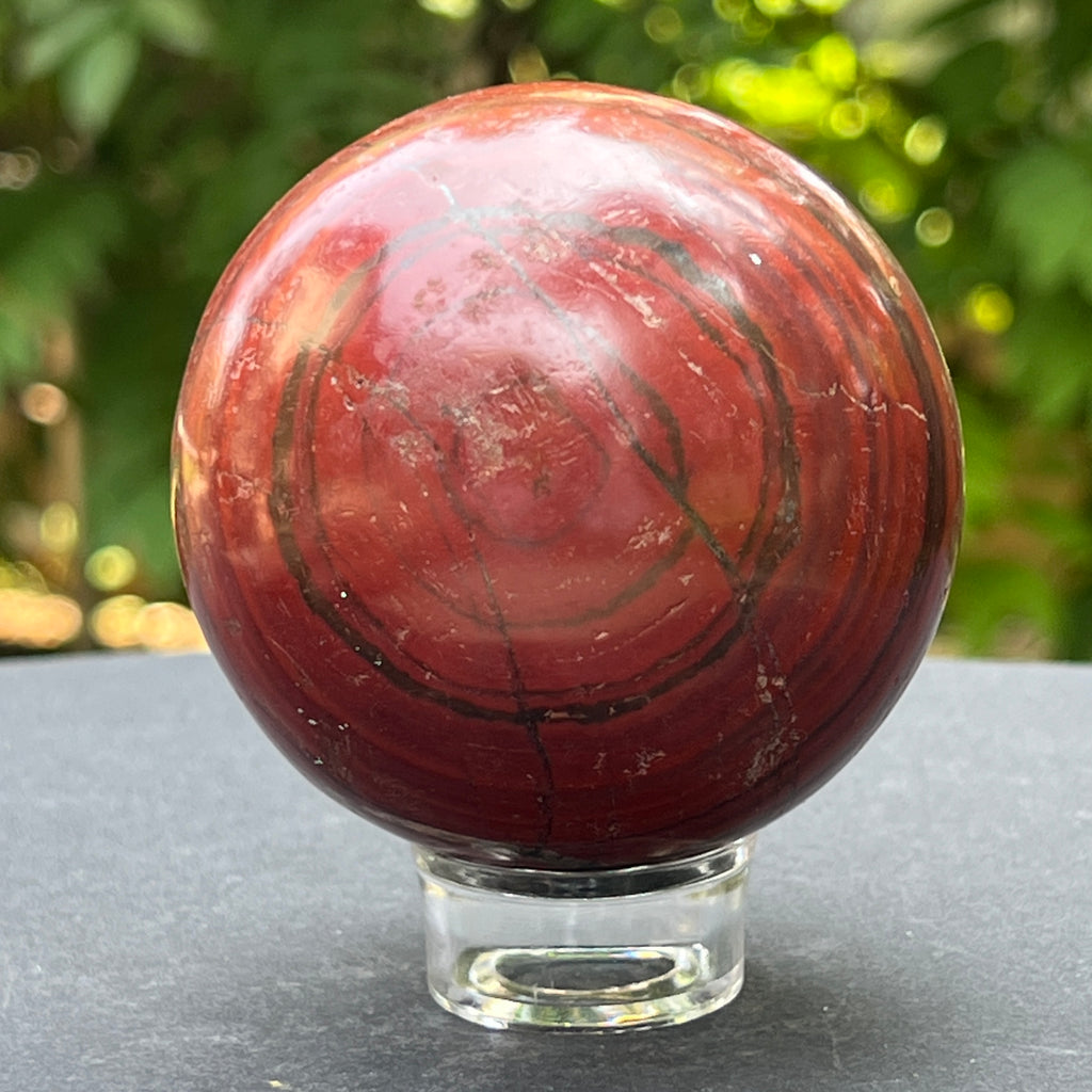 Sfera jasp rosu din Zimbabwe m4, pietre semipretioase - druzy.ro 8 