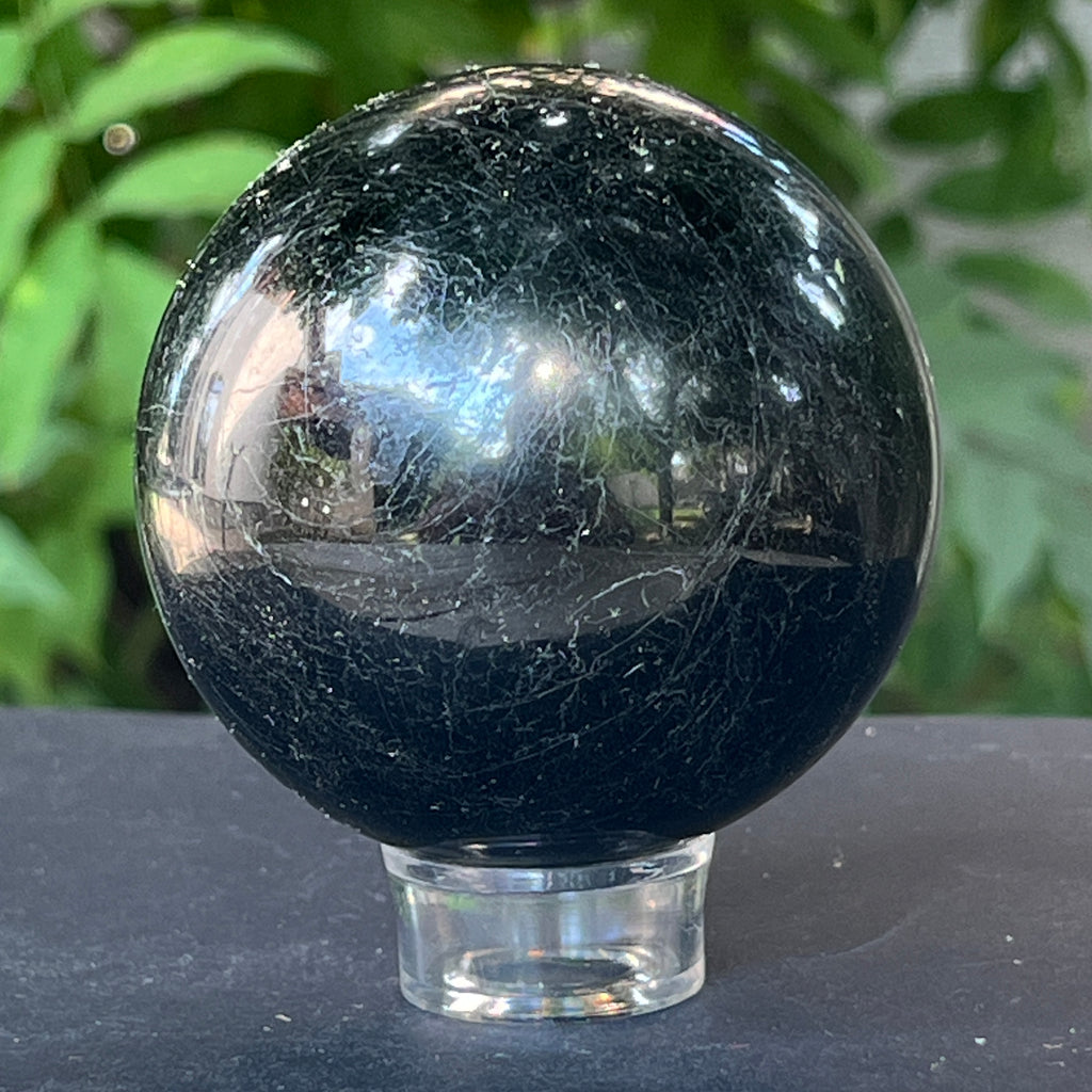 Sfera turmalina neagra din Madagascar model 7, pietre semipretioase - druzy.ro 5 