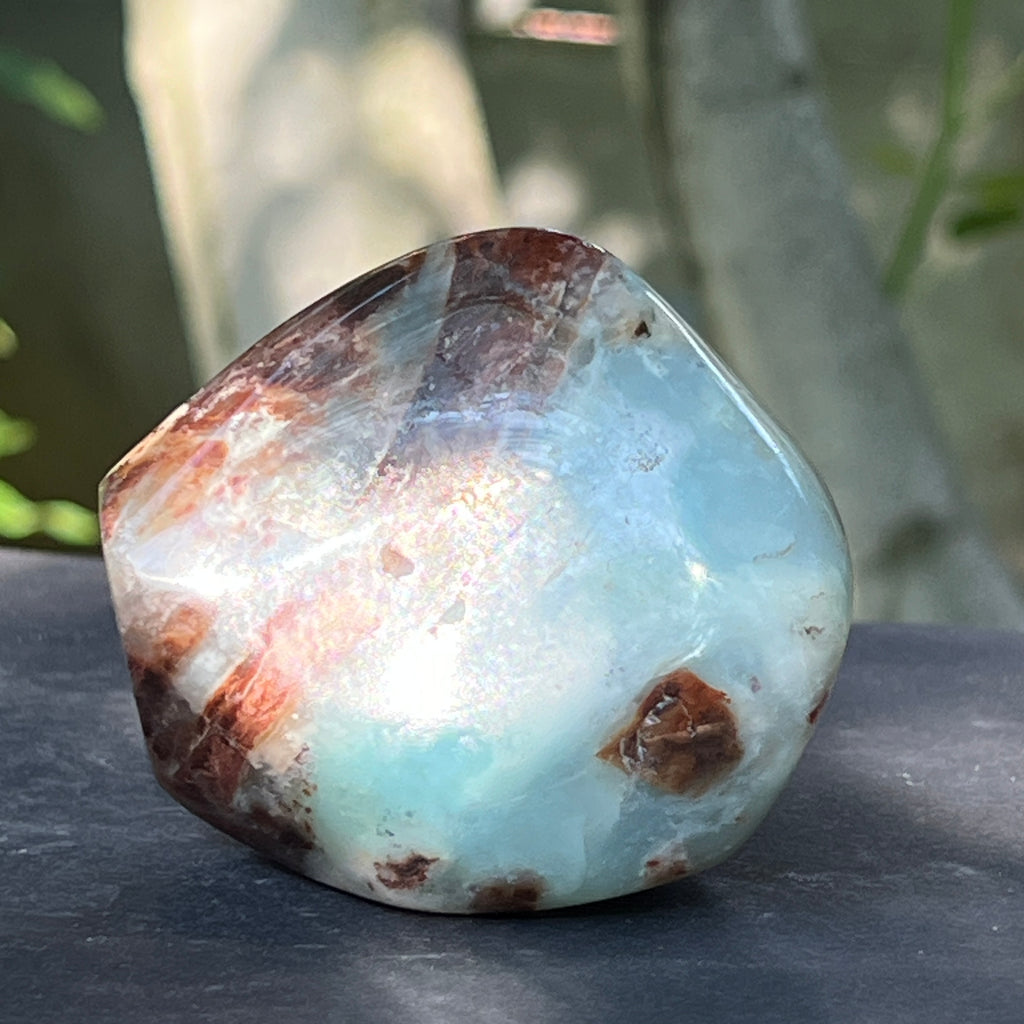 Calcedonie cu crom albastru-verzuie din Zimbabwe -forma libera| Model 1, pietre semipretioase - druzy.ro 5 