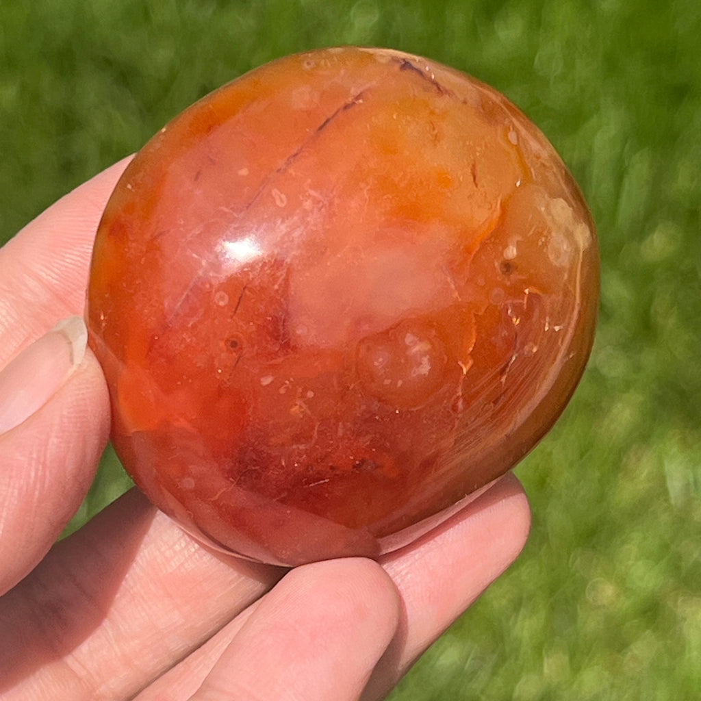 Palmstone carneol m8, pietre semipretioase - druzy.ro 2 