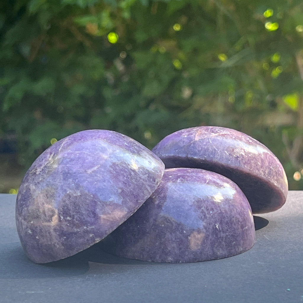 Semisfera lepidolit, pietre semipretioase - druzy.ro 1 