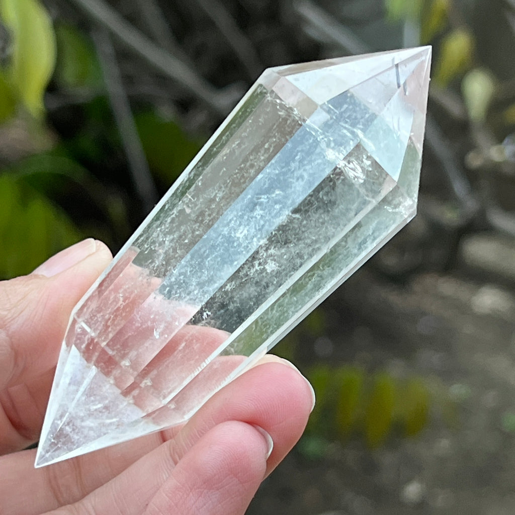 Bagheta cuart vogel, 12 fete, Brazilia model 20, pietre semipretioase - druzy.ro 1 