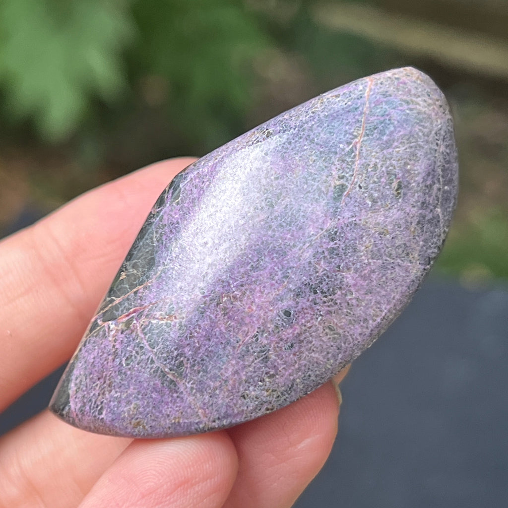 Palmstone atlantisit (stichtit, serpentin) model 6, pietre semipretioase - druzy.ro 4 