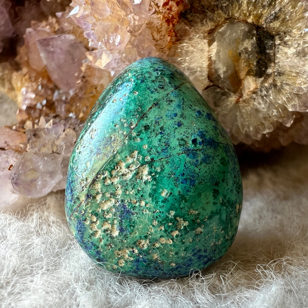 Cabochon crisocola, pietre semipretioase - druzy.ro 1 