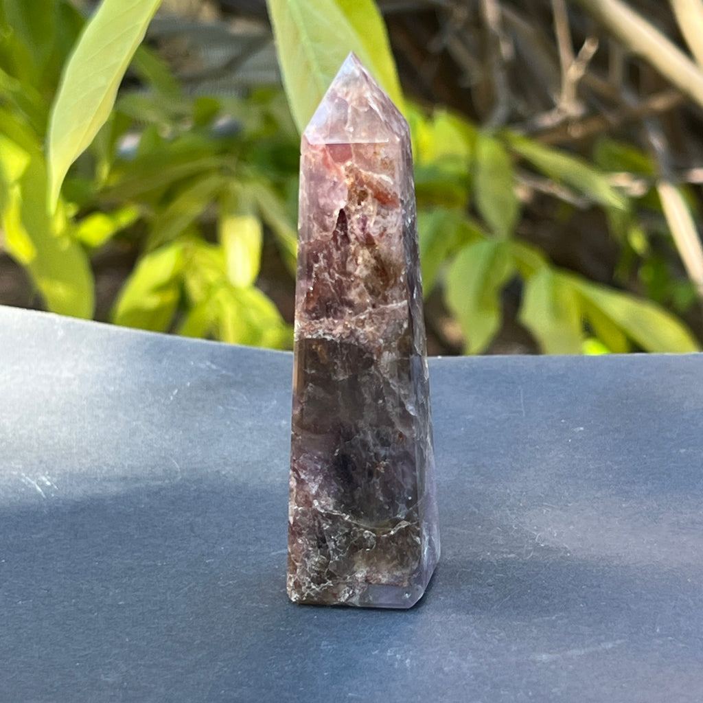 Obelisc super 7 (super seven) din Brazilia model 8, pietre semipretioase - druzy.ro 5 
