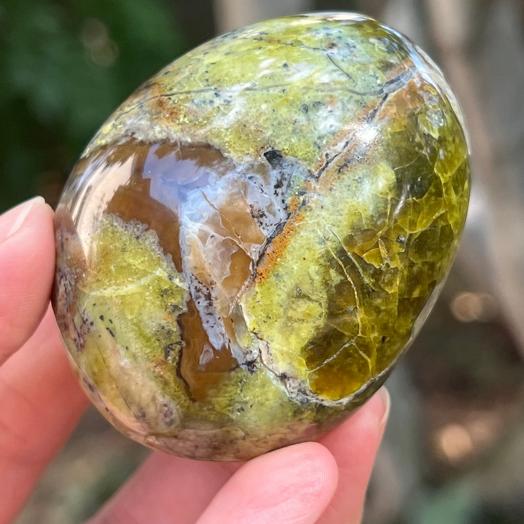 Opal verde palmstone m14, pietre semipretioase - druzy.ro 1 