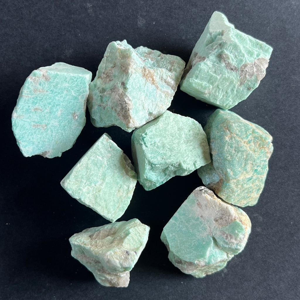 Amazonit piatra bruta, pietre semipretioase - druzy.ro 2 