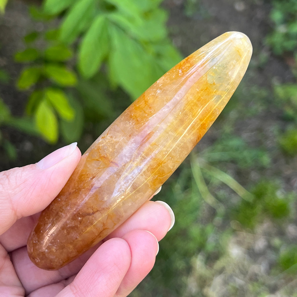 Bagheta golden healer, cuart lamaie model 3, pietre semipretioase - druzy.ro 3 