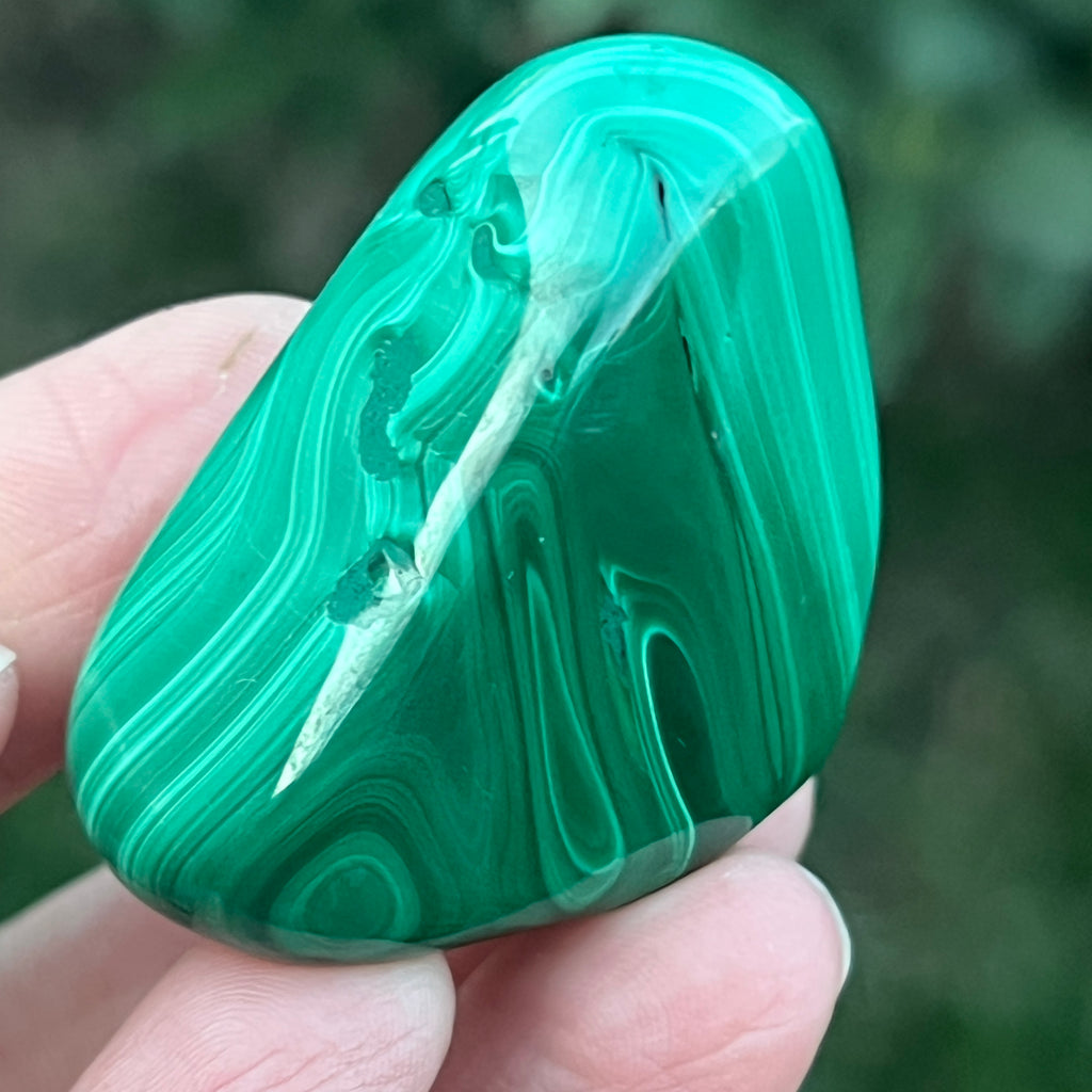 Palmstone malachit model 2, pietre semipretioase - druzy.ro 8 