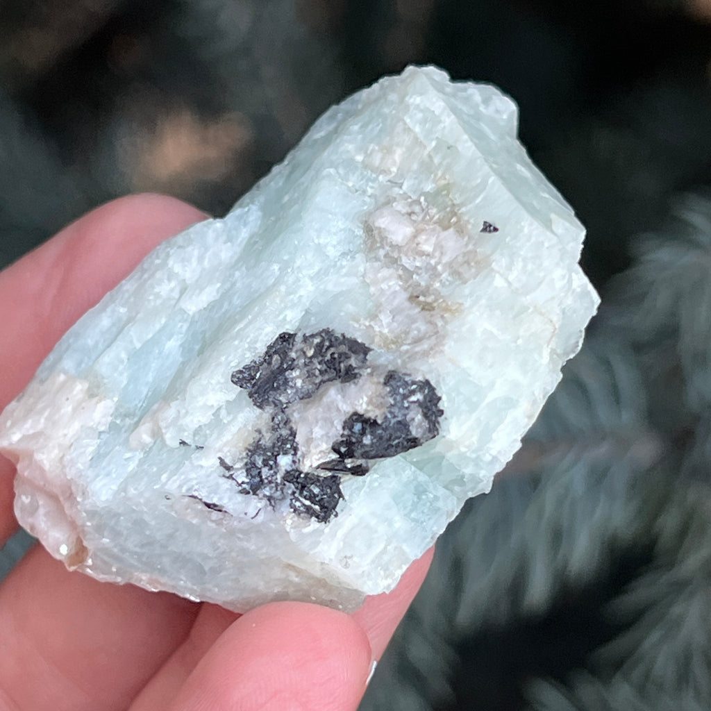 Acvamarin Pakistan piatra bruta model pk19, pietre semipretioase - druzy.ro 2 