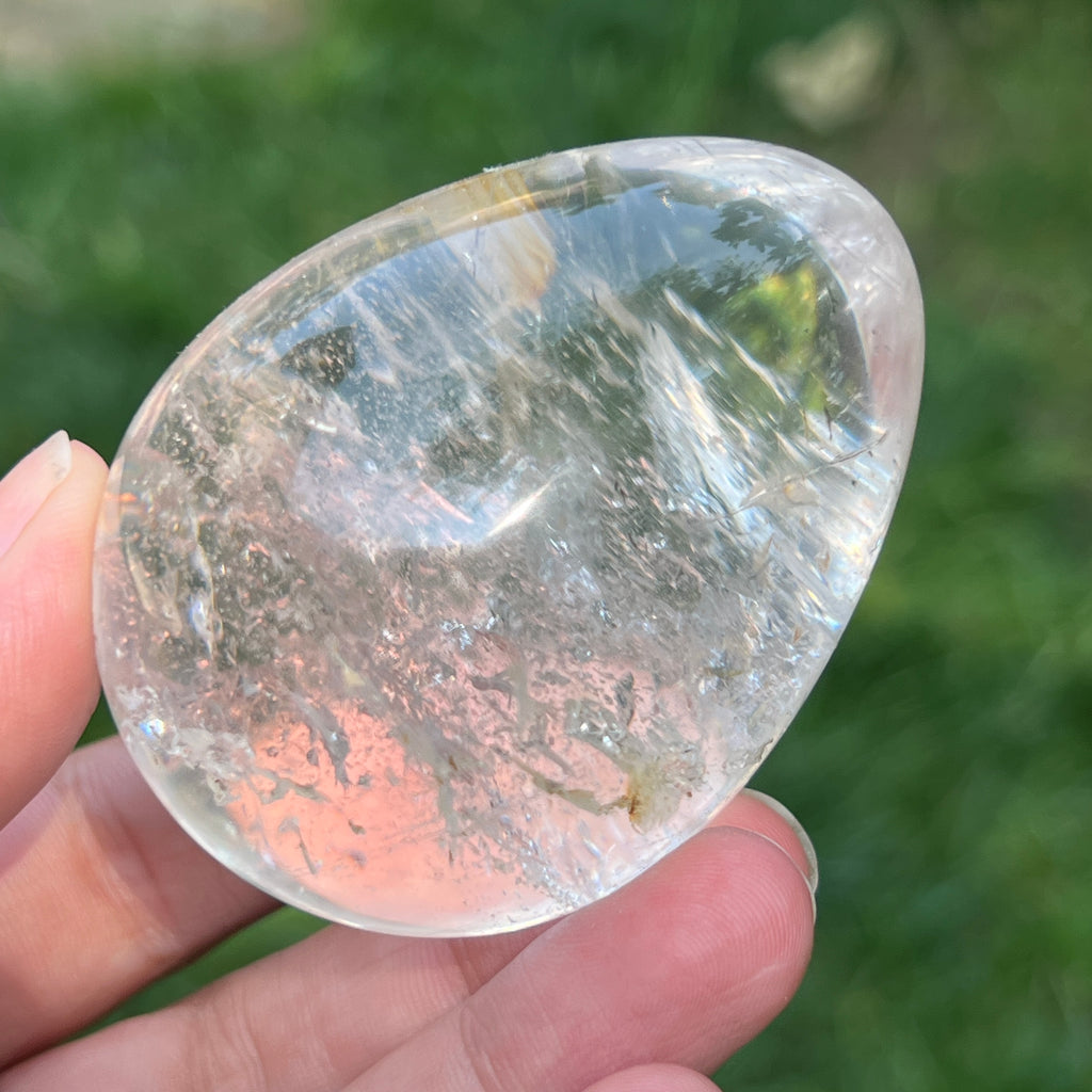 Ou din cuart de stanca/cristal incolor m5, pietre semipretioase - druzy.ro 7 