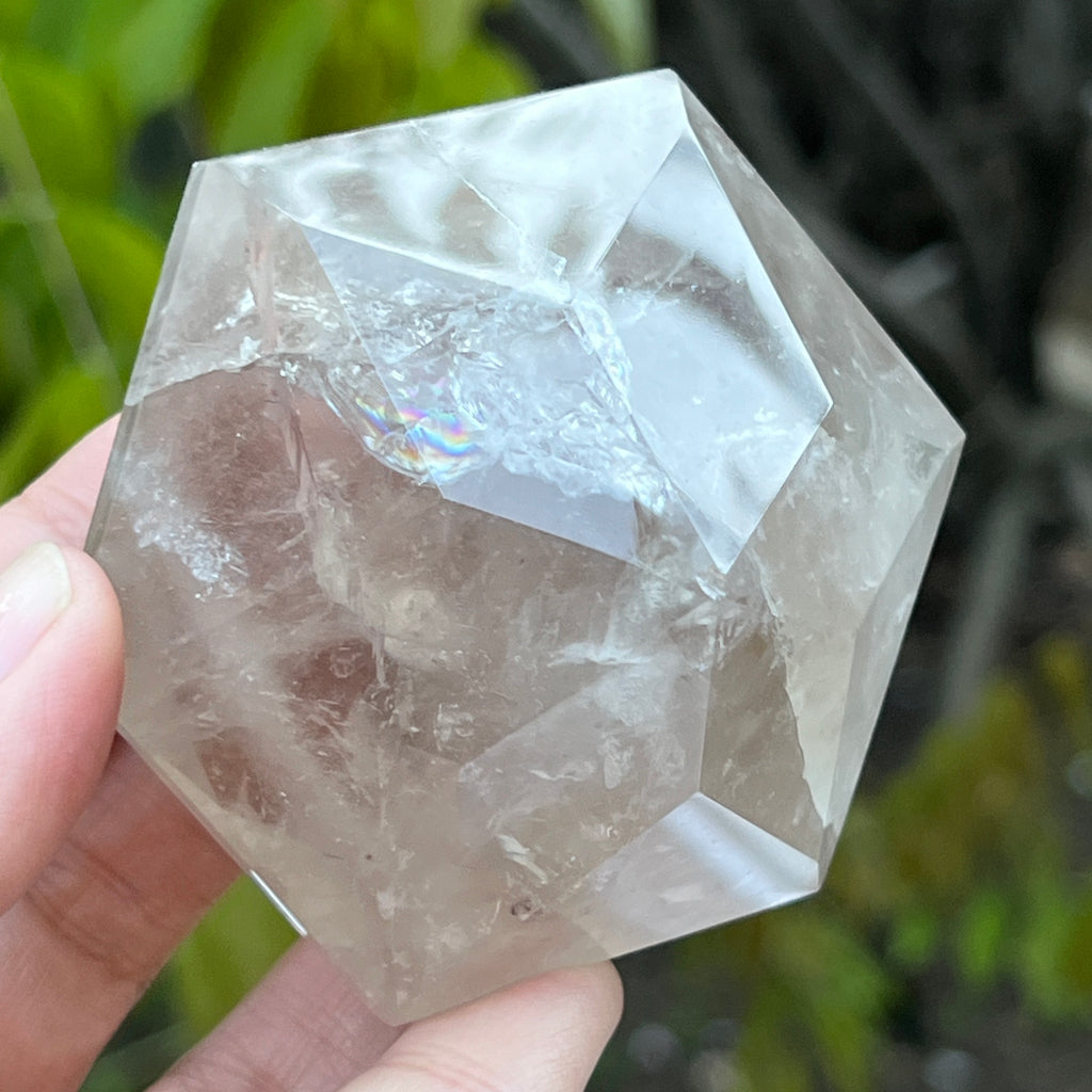 Cuart fumuriu forma diamant m2, pietre semipretioase - druzy.ro 4 