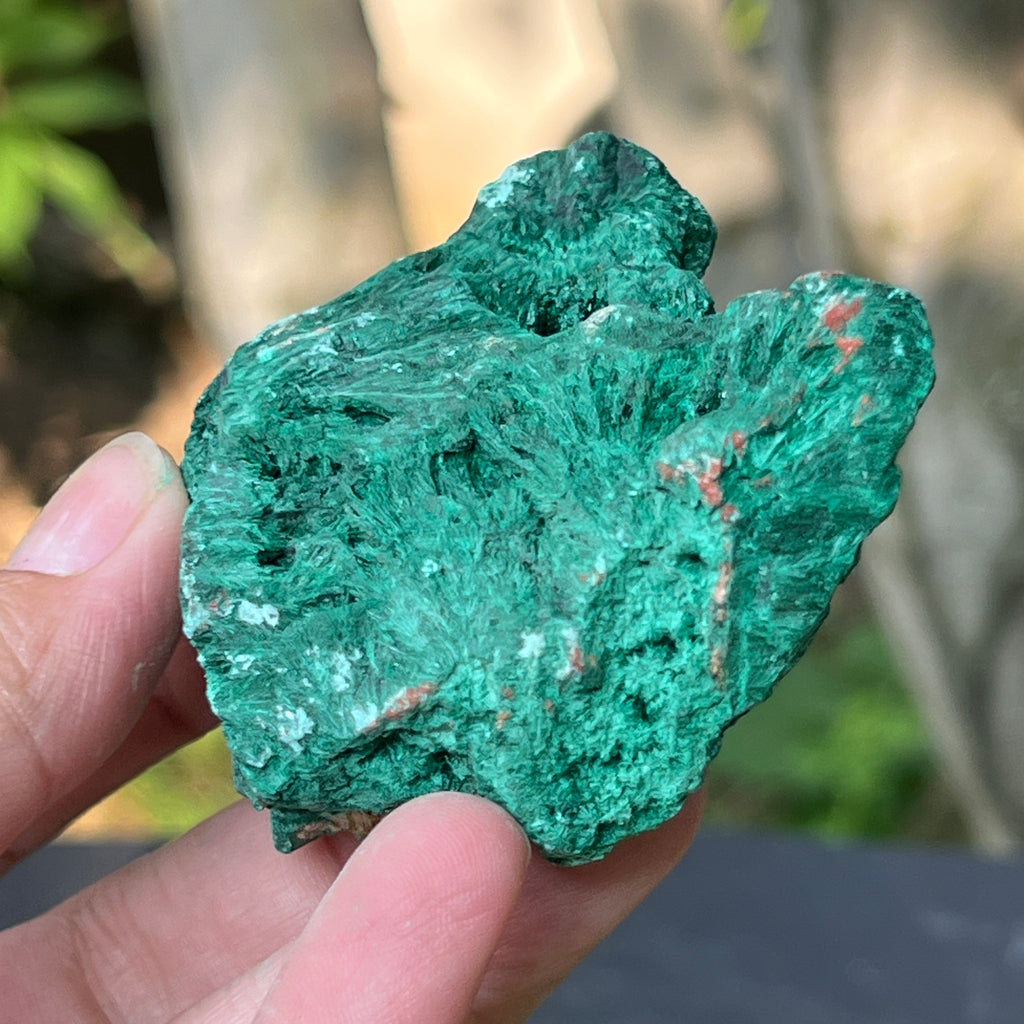 Malachit matasos piatra bruta m16, pietre semipretioase - druzy.ro 6 