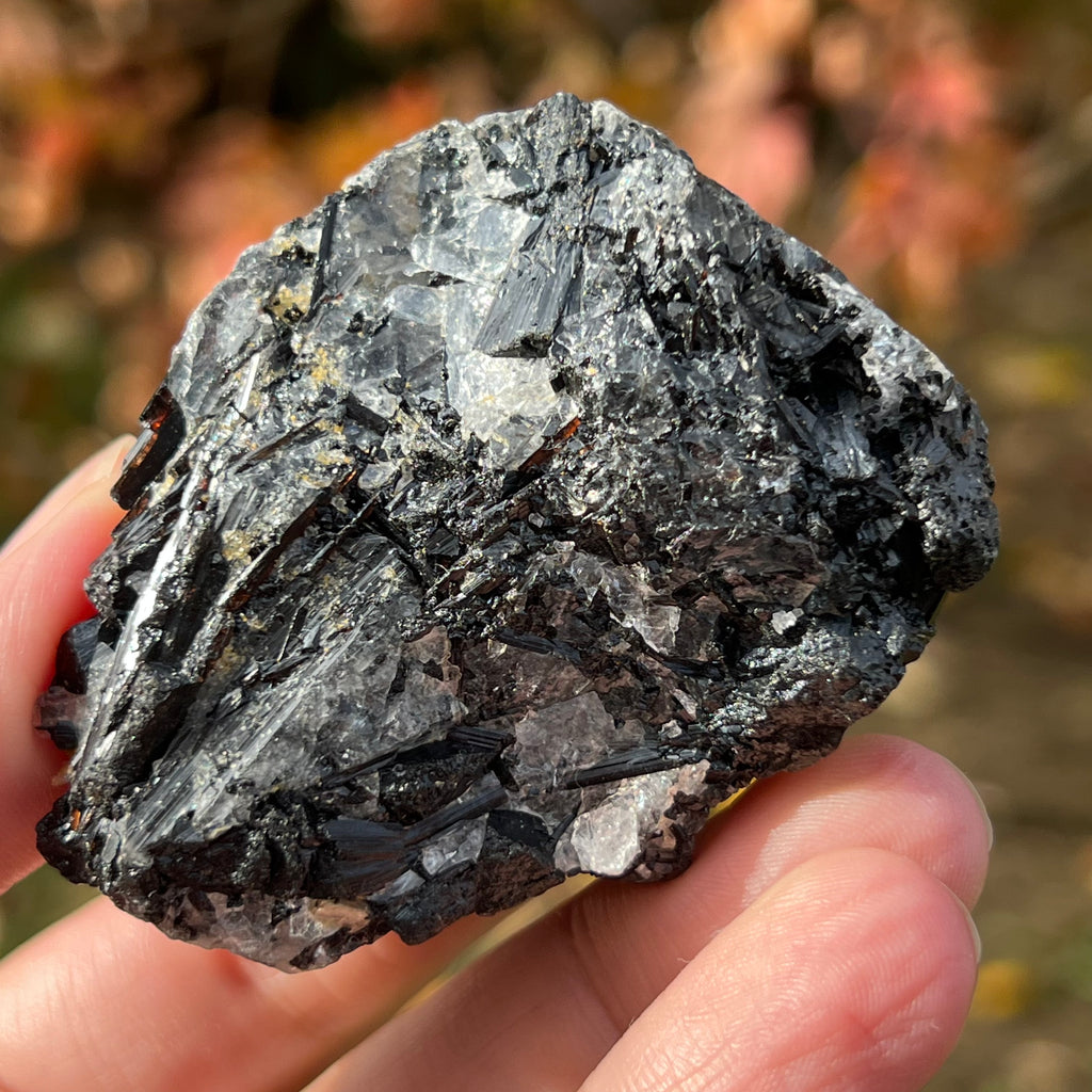 Turmalina neagra bruta cu insertii cuart Africa de Sud model 2, druzy.ro, cristale 1
